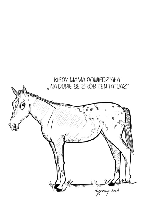 Twók koń kreską Grubego!